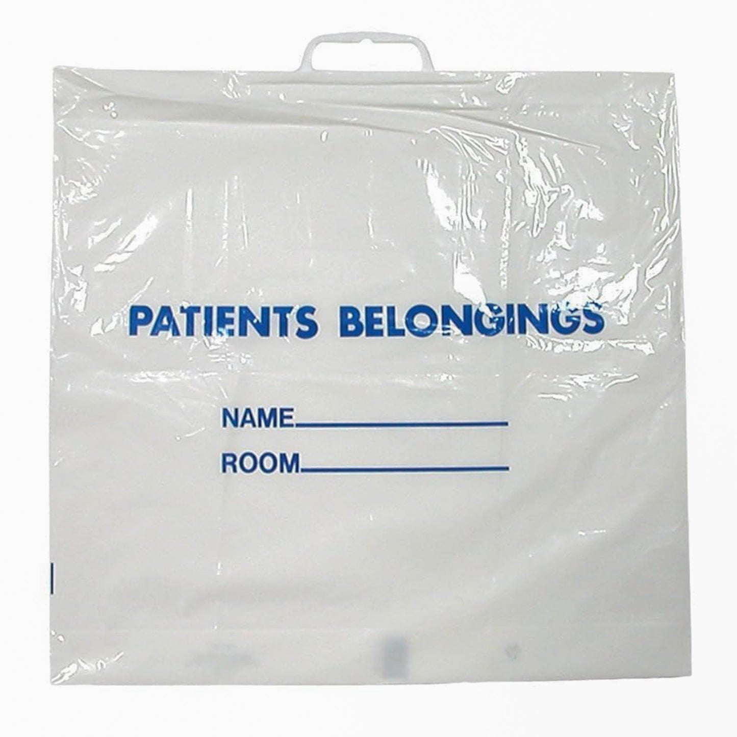 Patient Belongings Bag DawnMist 18-1/2 X 20 Inch Plastic Snap Closure White - PB01