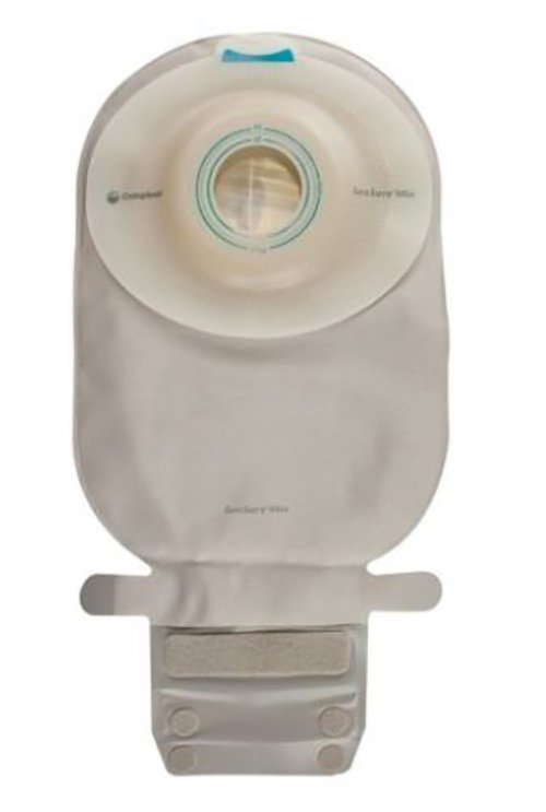 Urostomy Pouch SenSura® Mio Convex One-Piece System 10-1/2 Inch Length, Maxi Deep Convex, Pre-Cut 13/16 Inch Stoma Drainable - 16870