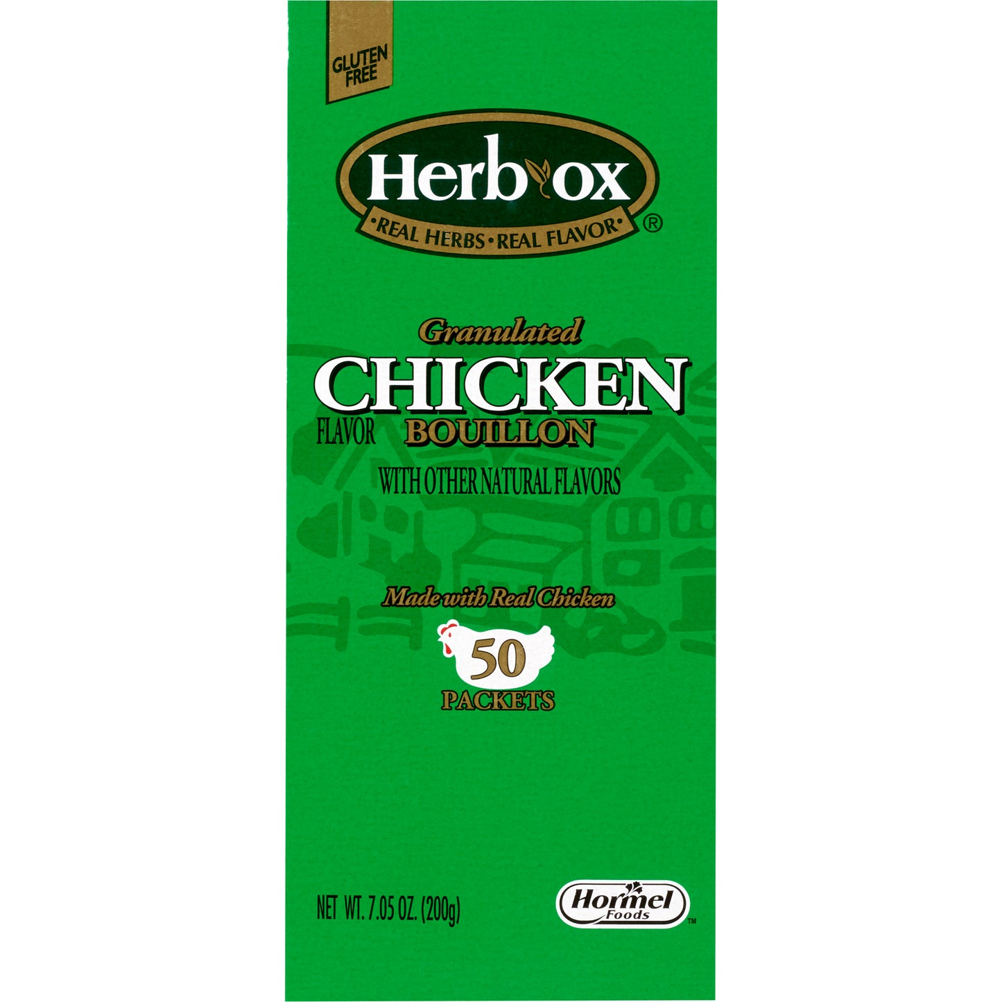 Instant Broth Herb-Ox® Chicken Flavor Liquid 7.5 oz. Individual Packet - 34793
