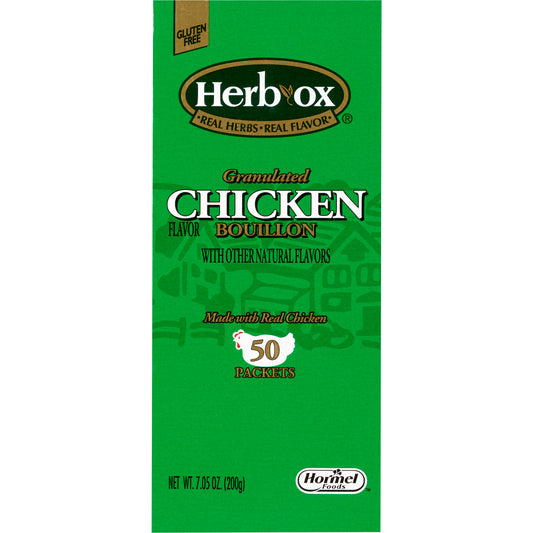 Instant Broth Herb-Ox® Chicken Flavor Liquid 7.5 oz. Individual Packet - 34793