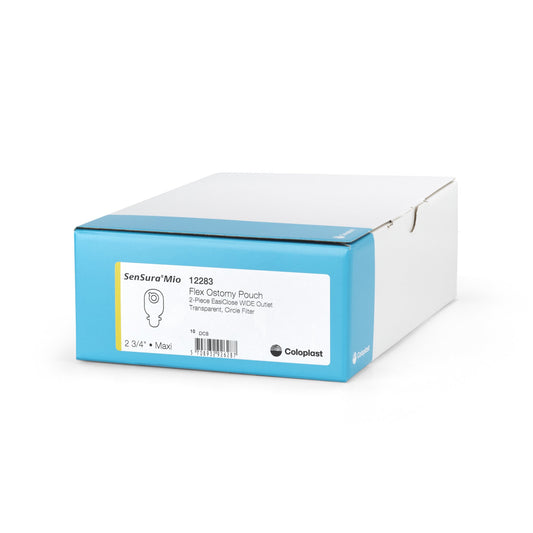 SenSura® Mio Flex 2-Piece Transparent Ostomy Pouch, Yellow Match 12283