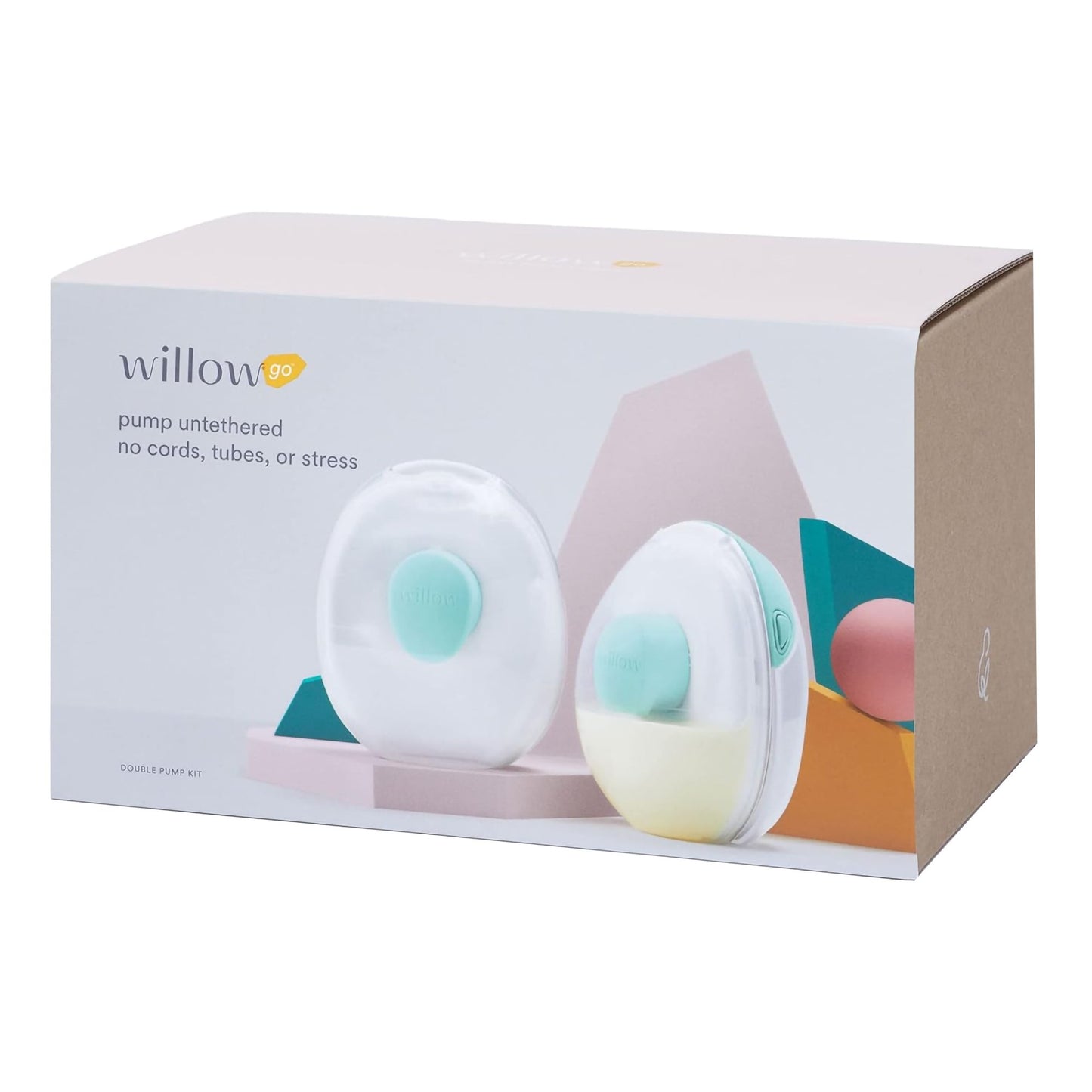 Willow Go™ Wearable Double Electric Breast Pump Kit PDL60