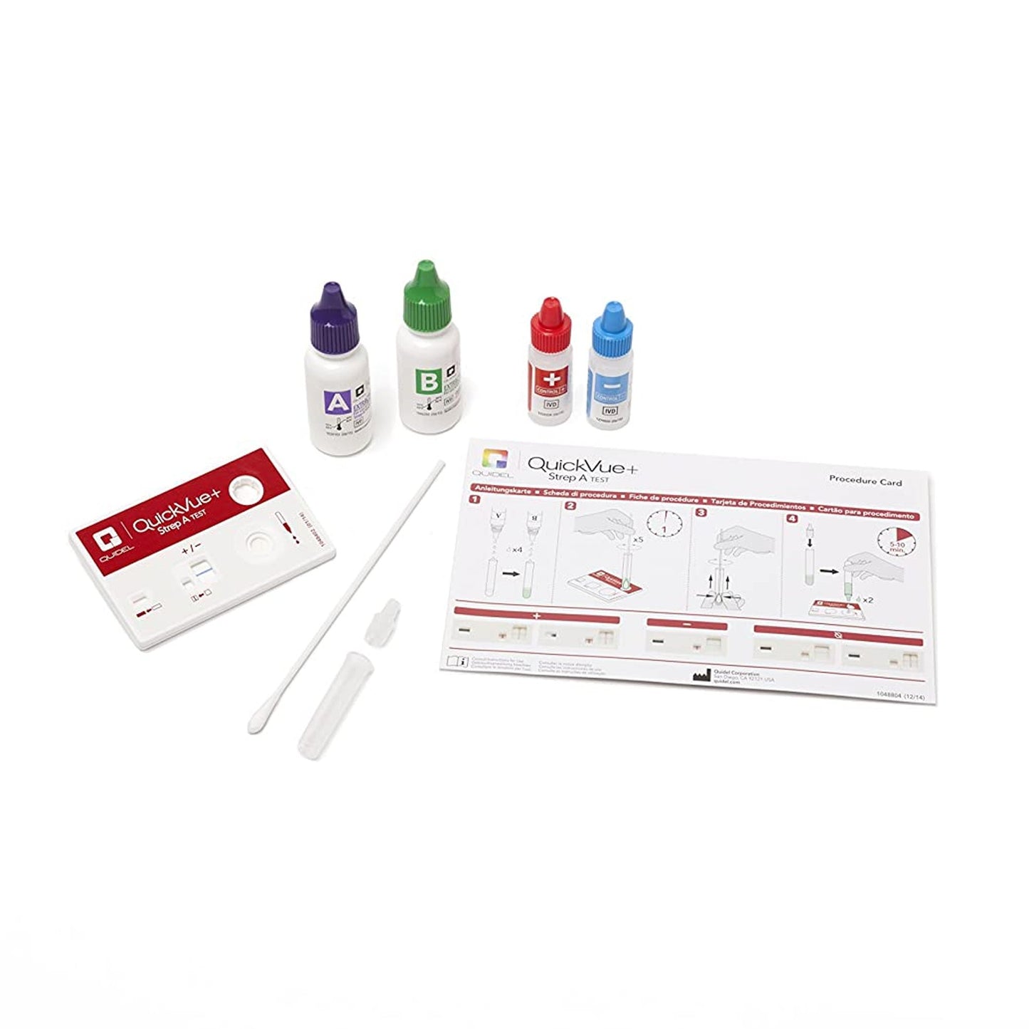 QuickVue+® Strep A Infectious Disease Immunoassay Respiratory Test Kit 20122