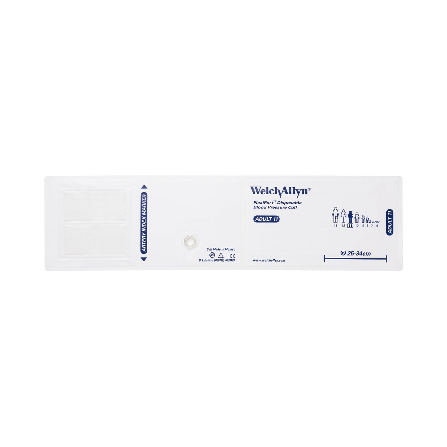 Welch Allyn FlexiPort Cuff, No Tube SOFT-11, Case of 20