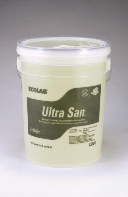 Ecolab ET Ultra San Sanitizer Dish Detergent 6113961, 1 Each