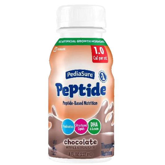 Pediatric Oral Supplement PediaSure® Peptide 1.0 Cal Chocolate Flavor 8 oz. Bottle Liquid Peptide Malabsorption / Maldigestion - 67073