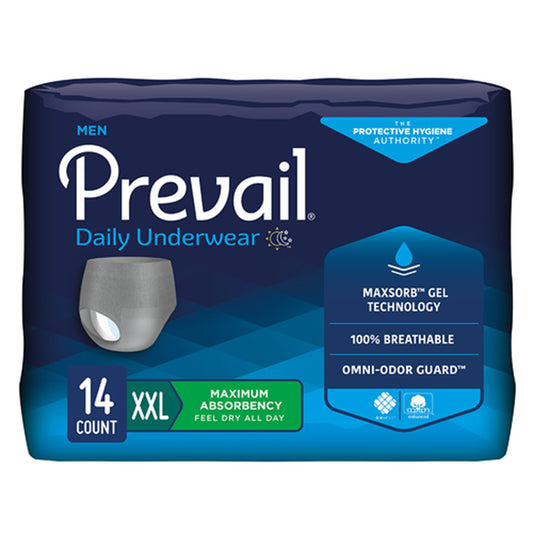 Prevail® Daily Underwear Maximum Absorbent Underwear, Extra Extra Large PUM-517