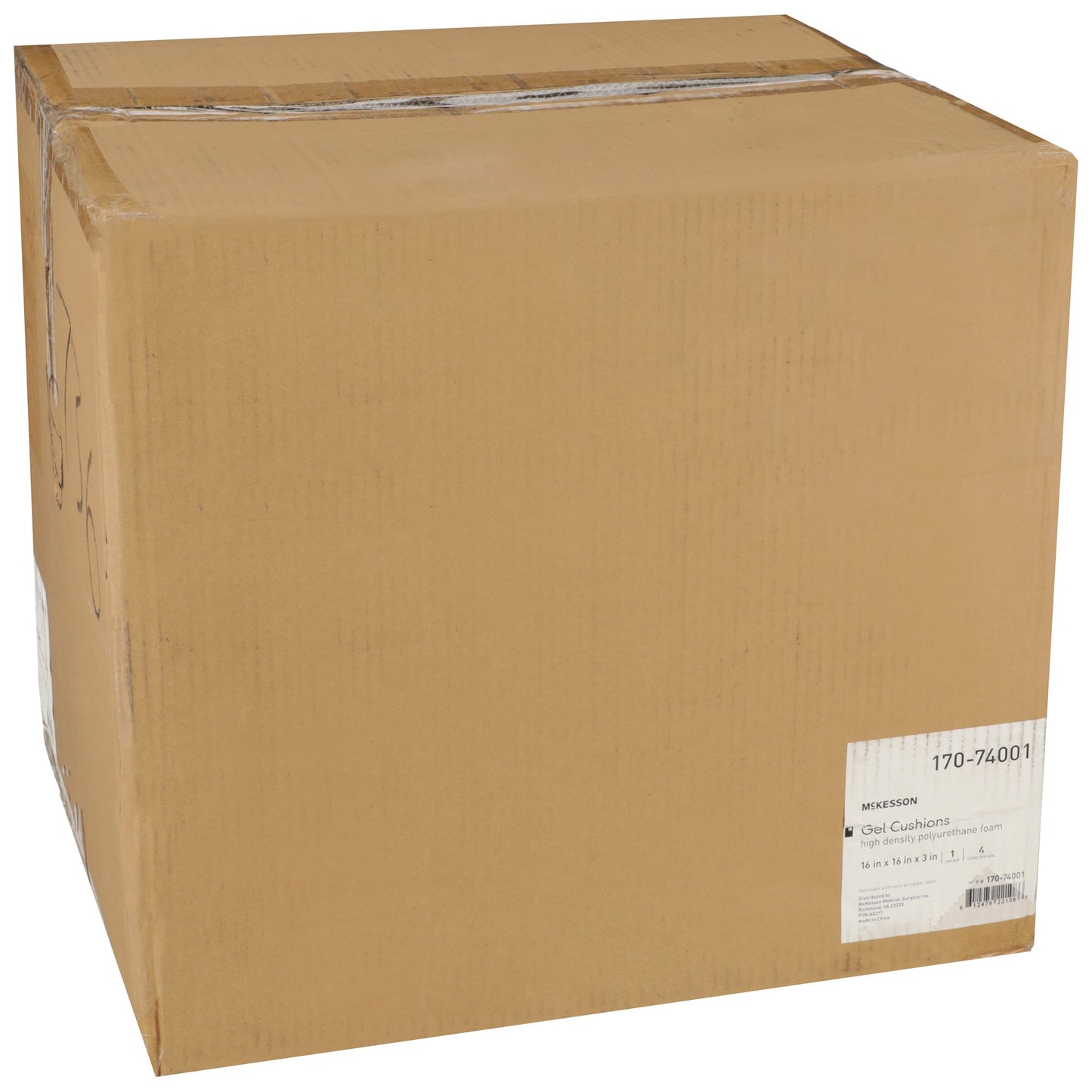 McKesson Molded Foam Seat Cushion, 16 x 16 x 3 Inch 170-74001