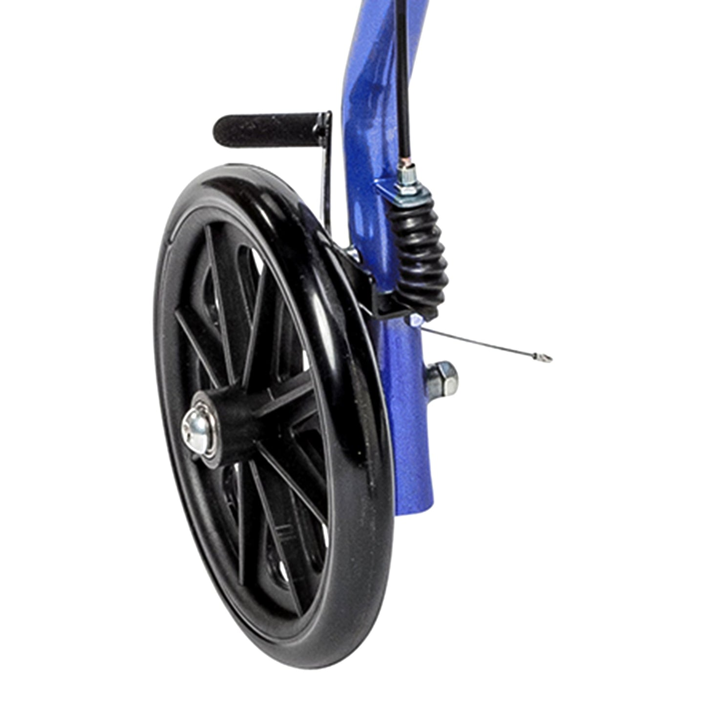 McKesson Bariatric Blue Folding Steel Four-Wheel Rollator 146-10215BL-1