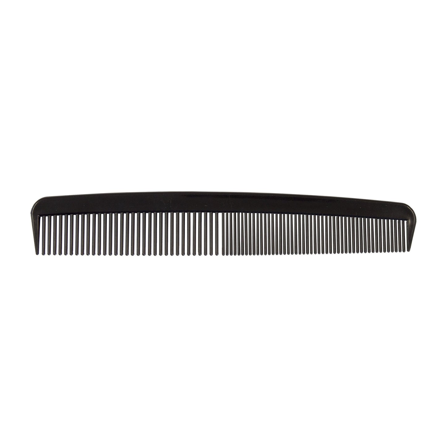 Comb 7 Inch Black Plastic - 4885