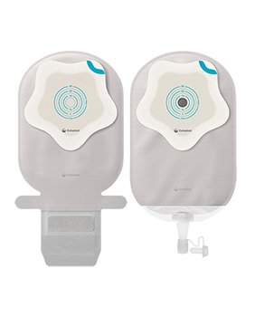 Ostomy Pouch SenSura® Mio Kids One-Piece System Mini Length Star Shaped, Trim to Fit 0 to 35 mm Stoma Drainable - 18710
