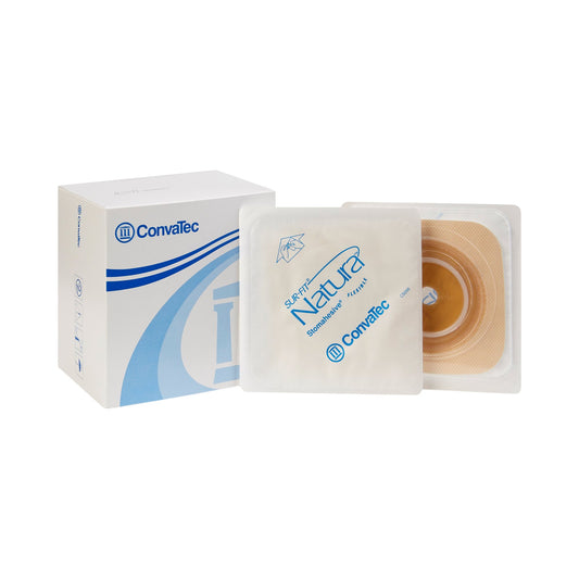 Ostomy Barrier Sur-Fit Natura® Trim to Fit, Standard Wear Stomahesive® Adhesive 45 mm Flange Sur-Fit® Natura® System Hydrocolloid Up to 1 to 1-1/4 Inc