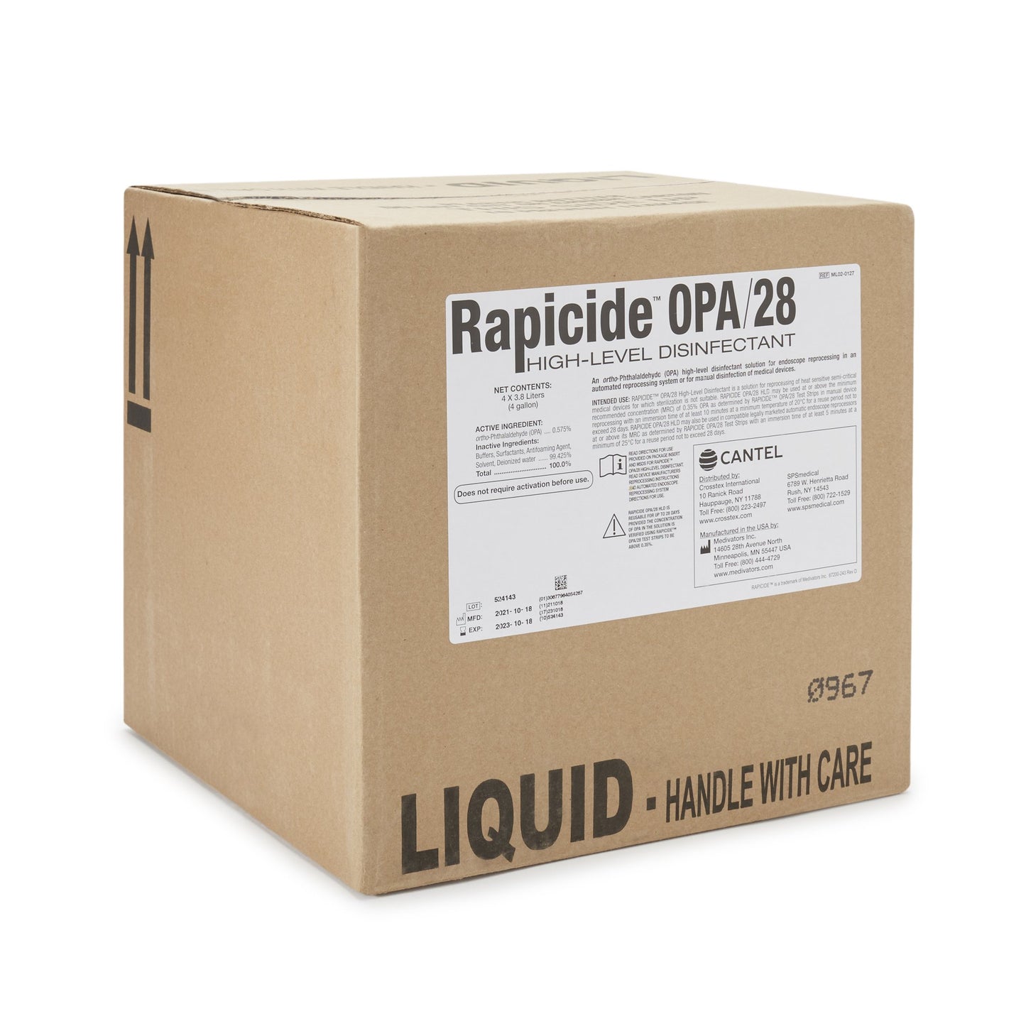 Rapicide® OPA/28 High Level Disinfectant ML02-0127