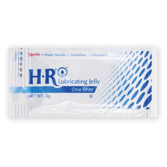 Lubricating Jelly HR® One Shot® 3 Gram Individual Packet Sterile - 207