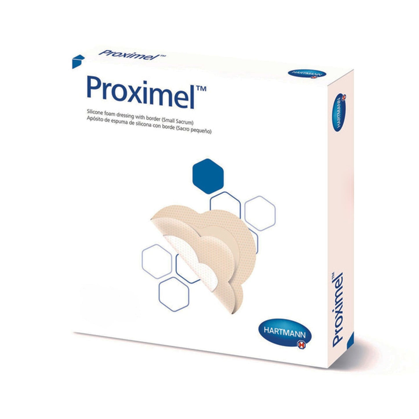 Foam Dressing Proximel® 4 X 12 Inch With Border Waterproof Film Backing Silicone Adhesive Rectangle Sterile - 14500000