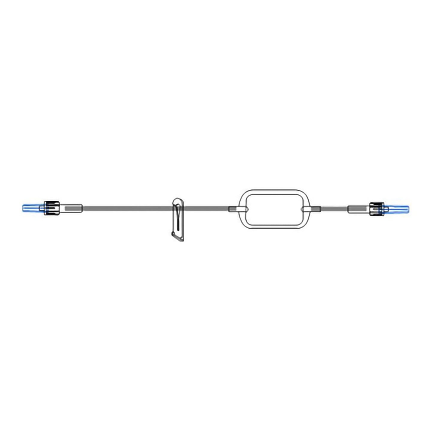 IV Extension Set McKesson Small Bore 60 Inch Tubing 0.2 Micron Filter Sterile - MS116