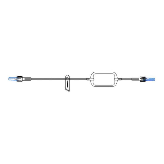 IV Extension Set McKesson Small Bore 60 Inch Tubing 0.2 Micron Filter Sterile - MS116