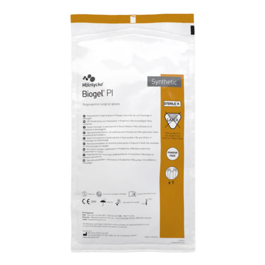 Surgical Glove Biogel® PI Size 6.5 Sterile Polyisoprene Standard Cuff Length Micro-Textured Ivory Chemo Tested - 40865