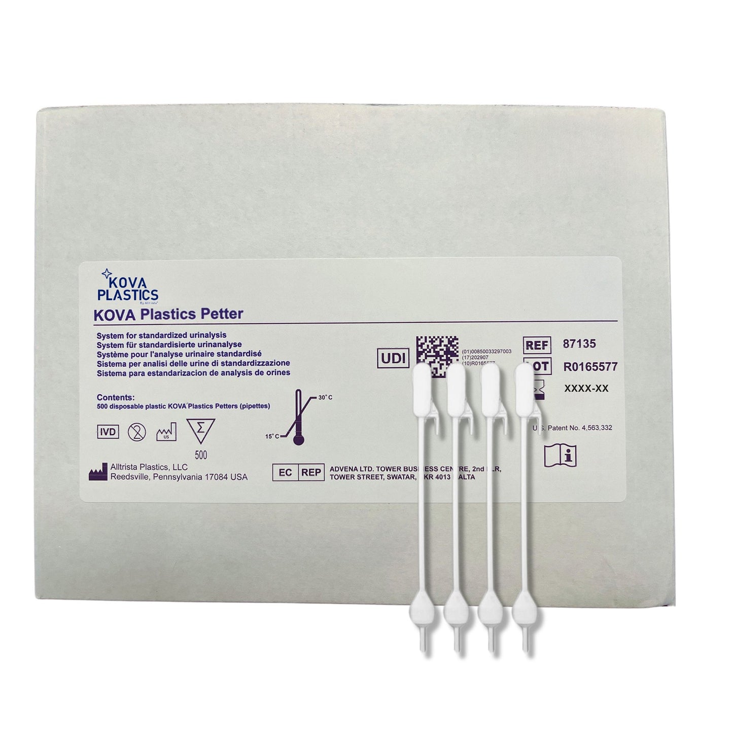 Kova® Petter Urinalysis Pipette 1 mL NonSterile - 87135