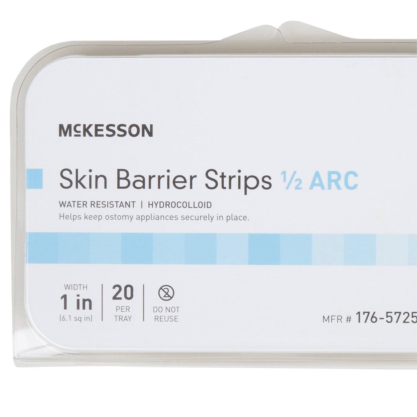 McKesson Skin Barrier ½ Arc Strip 176-5725
