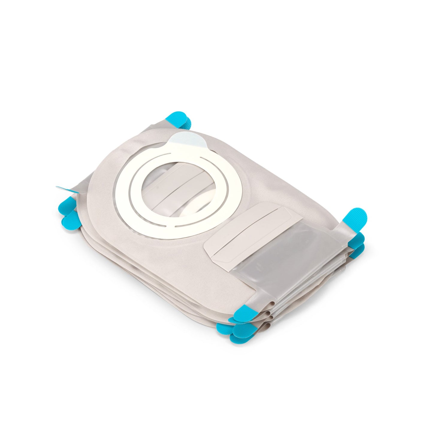 SenSura® Mio Flex 2-Piece Transparent Ostomy Pouch, Red Match 12274