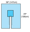 Cardinal Cardinal Health Sterile Split Orthopedic Drape, 77 W x 120 L Inch 29440, Case of 10