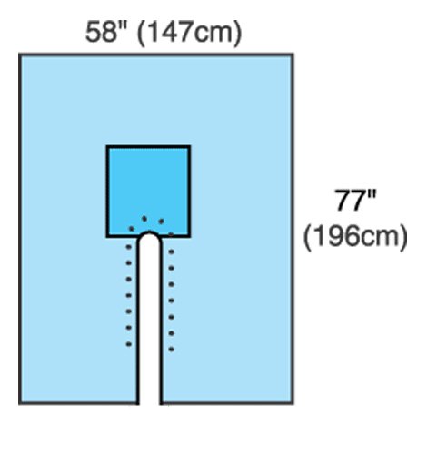 Cardinal Cardinal Health Sterile Split Orthopedic Drape, 77 W x 120 L Inch 29440, Case of 10