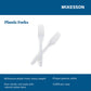 McKesson Polypropylene Fork, White 16-9000