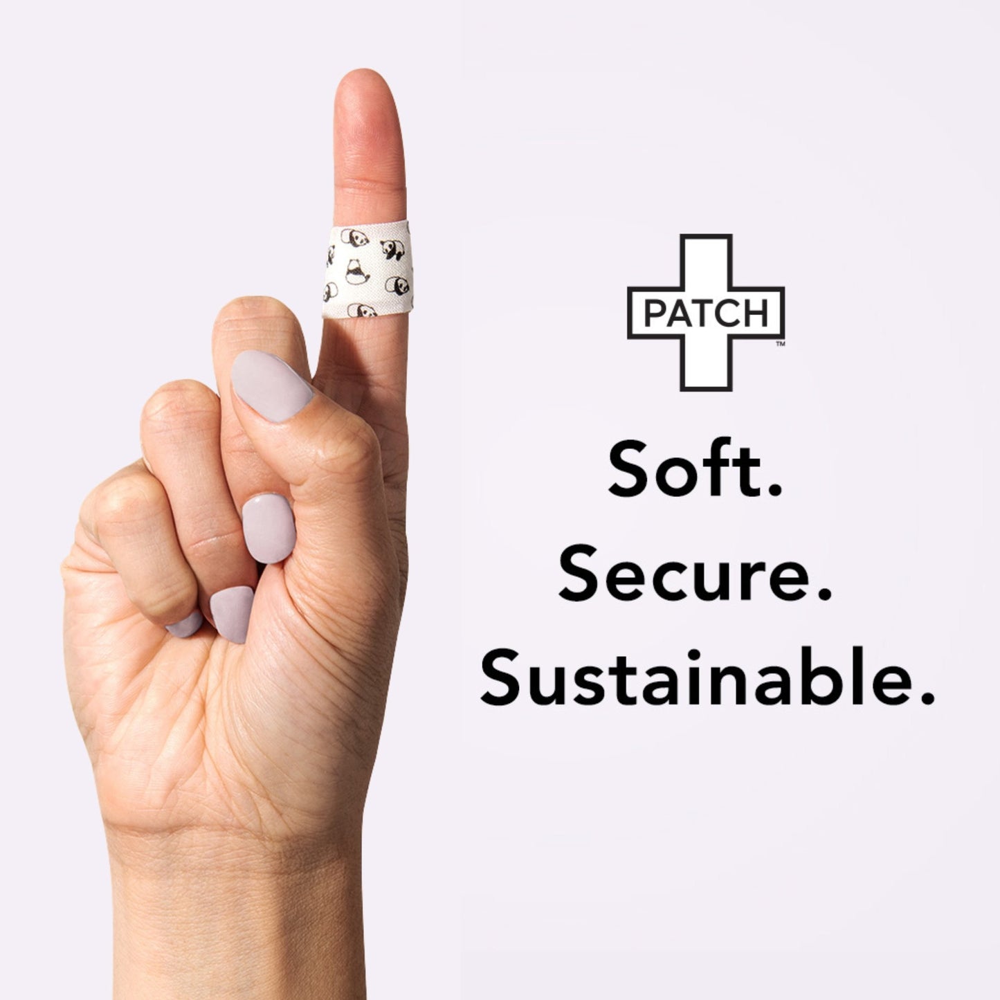 Patch™ Kids (Panda Design) Adhesive Strip with Coconut Oil, 3/4 x 3 Inch PATCOCT