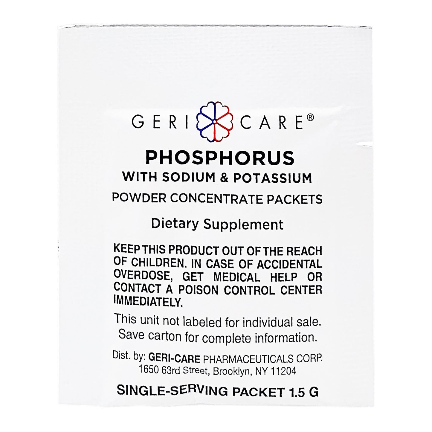 Geri-Care Phosphorus Supplement Powder with Electrolytes, Strawberry Flavor 844-01-GCP