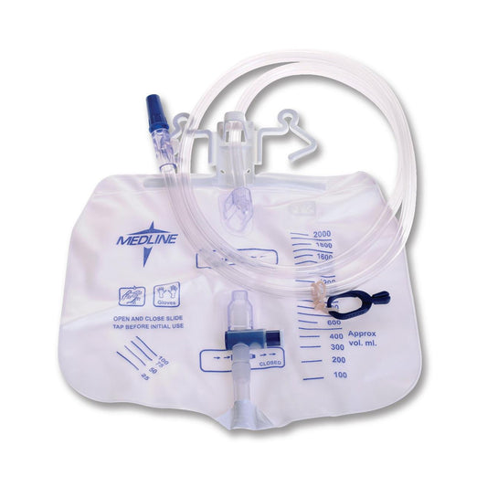 Medline Medline Urinary Drain Bag With Slide Cap DYND15205, 1 Each