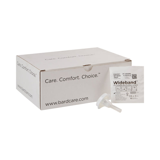 Male External Catheter Wide Band® Self-Adhesive Band Silicone Medium - 36302
