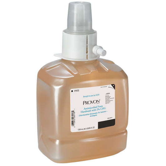 Antimicrobial Soap PROVON® Foaming 1,200 mL Dispenser Refill Bottle Unscented - 1922-02