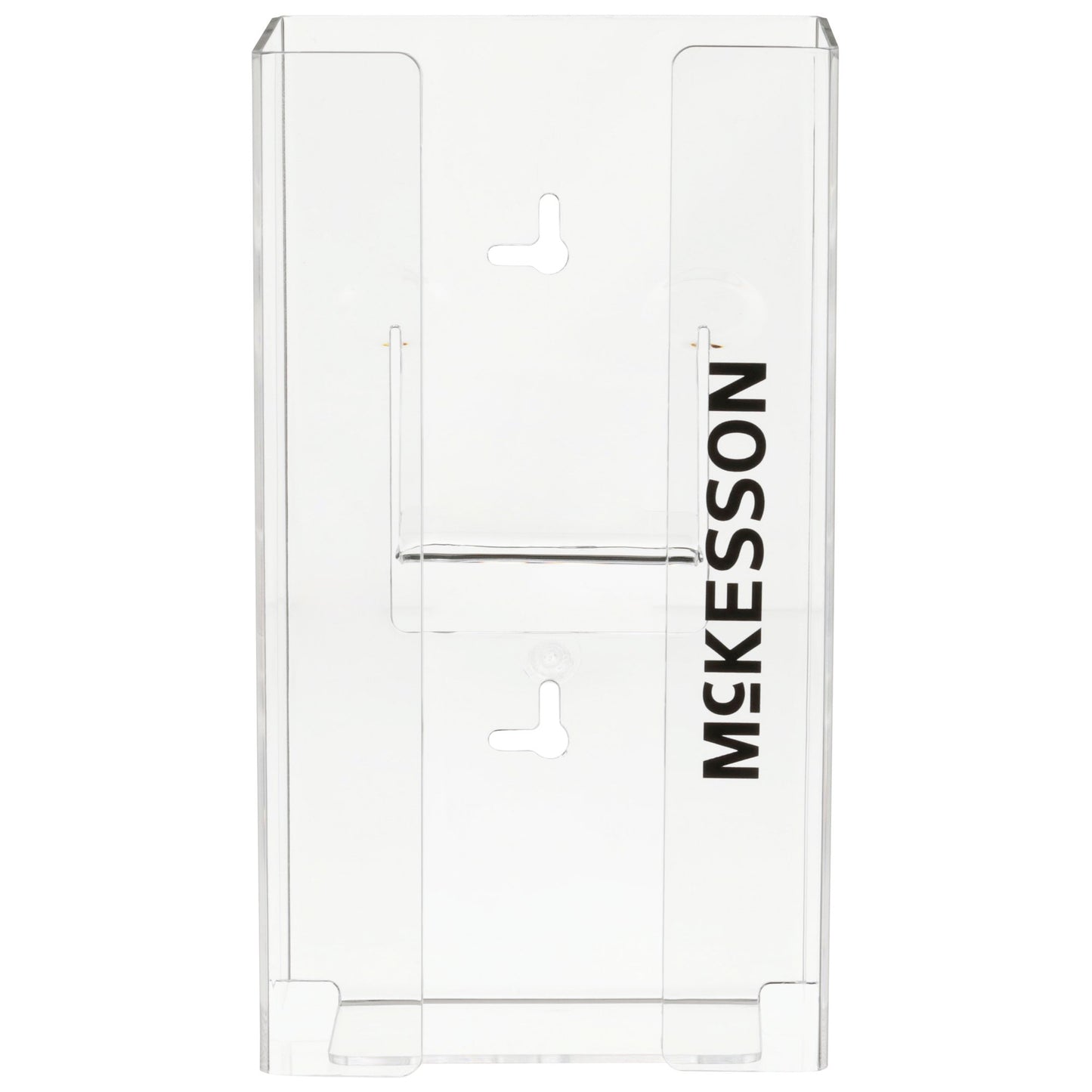 Glove Box Holder McKesson Horizontal or Vertical Mounted 1-Box Capacity Clear 4 X 5-1/2 X 10 Inch Plastic - 16-6534
