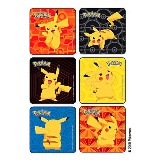 Kids Love Stickers® 72 per Roll Pokemon Pikachu Sticker 2-1/2 Inch 1733