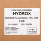 Hydrox Isopropyl Alcohol Antiseptic HDX-I0020