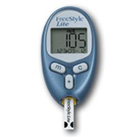 Blood Glucose Meter FreeStyle® Lite 5 Second Results Stores up to 400 Results No Coding Required - 99073070805