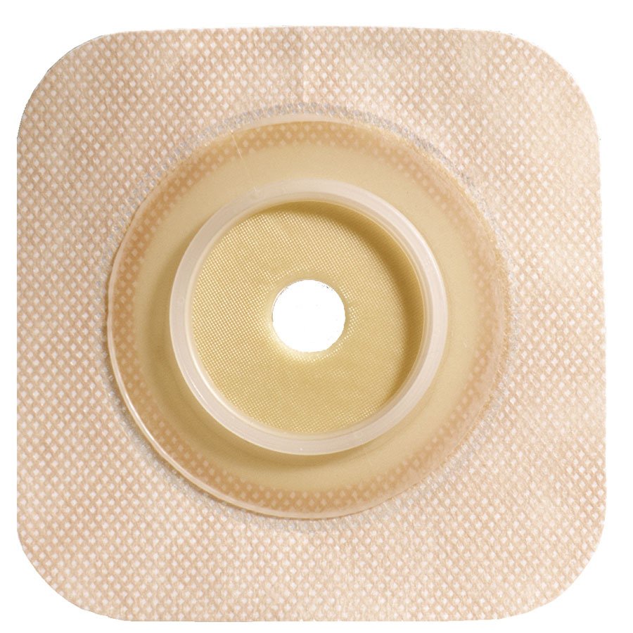 Ostomy Barrier Sur-Fit Natura® Trim to Fit, Standard Wear Stomahesive® Without Tape 100 mm Flange Sur-Fit® Natura® System Hydrocolloid 2-5/8 to 3-1/2