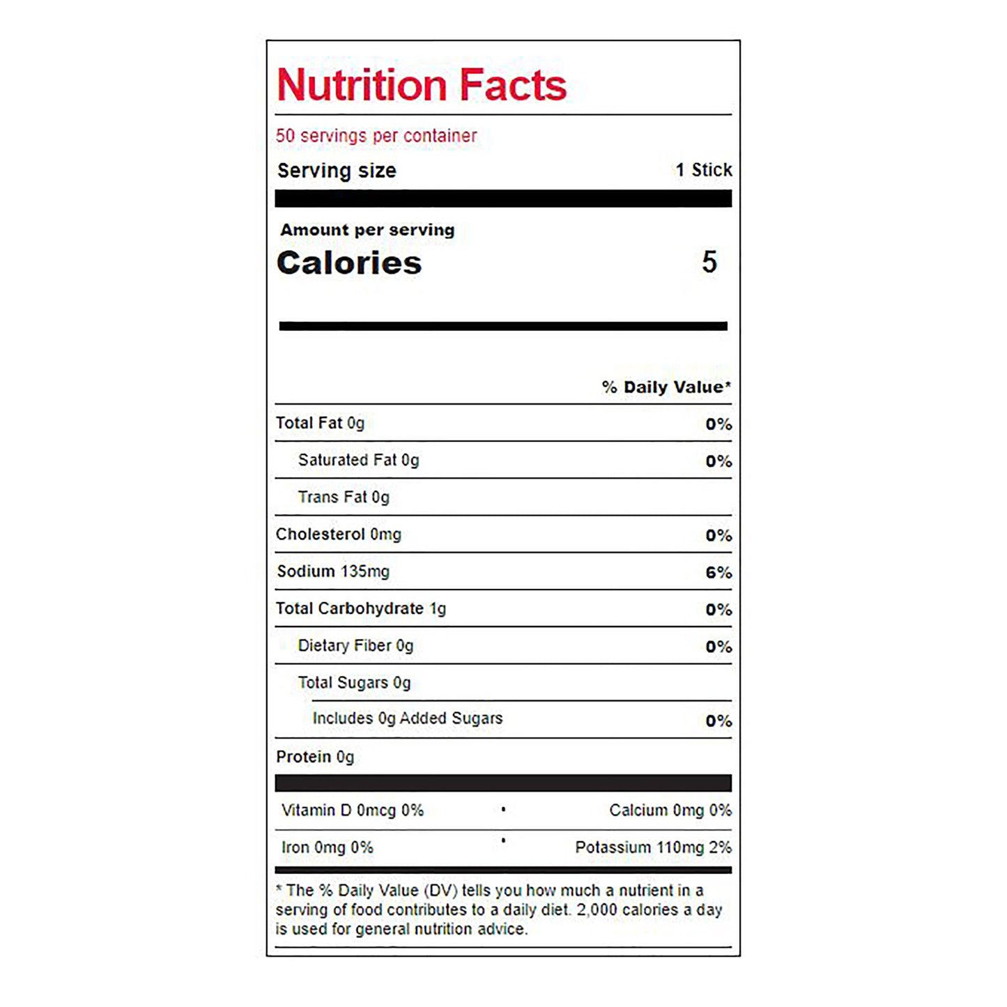 Sqwincher® Quik Stik® Zero Fruit Punch Electrolyte Replenishment Drink Mix 159060102