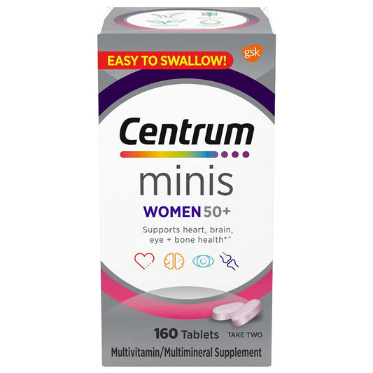 Multivitamin Supplement Centrum® Women 50+ Tablet 160 per Bottle - 30573478199