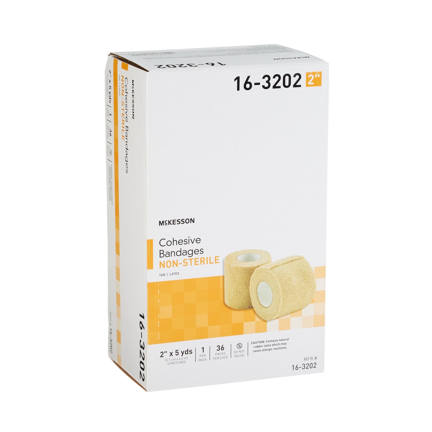 McKesson Self-adherent Closure Cohesive Bandage, 2 Inch x 5 Yard 16-3202