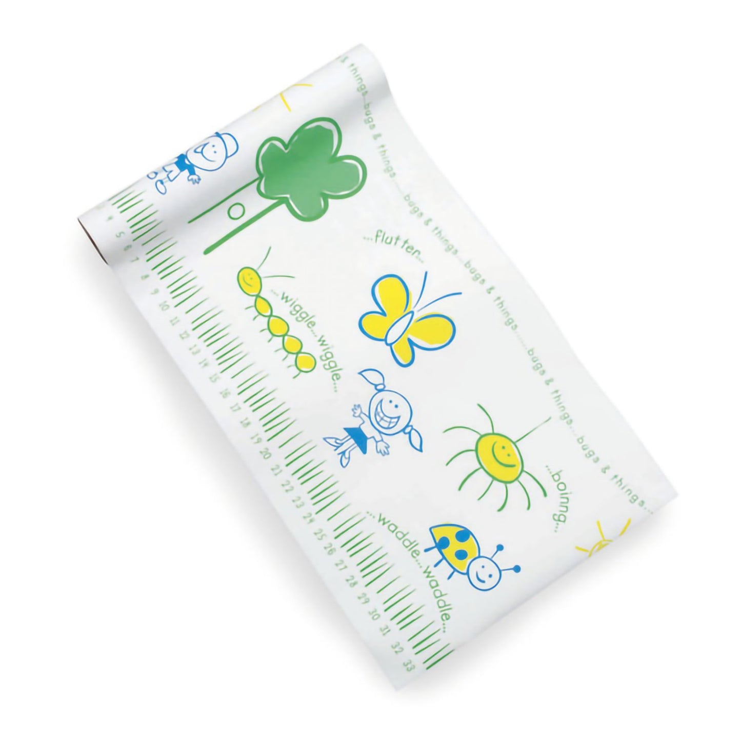 Table Paper Tidi® Choice 18 Inch Width 225 Foot Length Print (Bugs and Things) Smooth - 981518