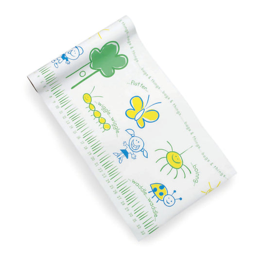 Table Paper Tidi® Choice 18 Inch Width 225 Foot Length Print (Bugs and Things) Smooth - 981518