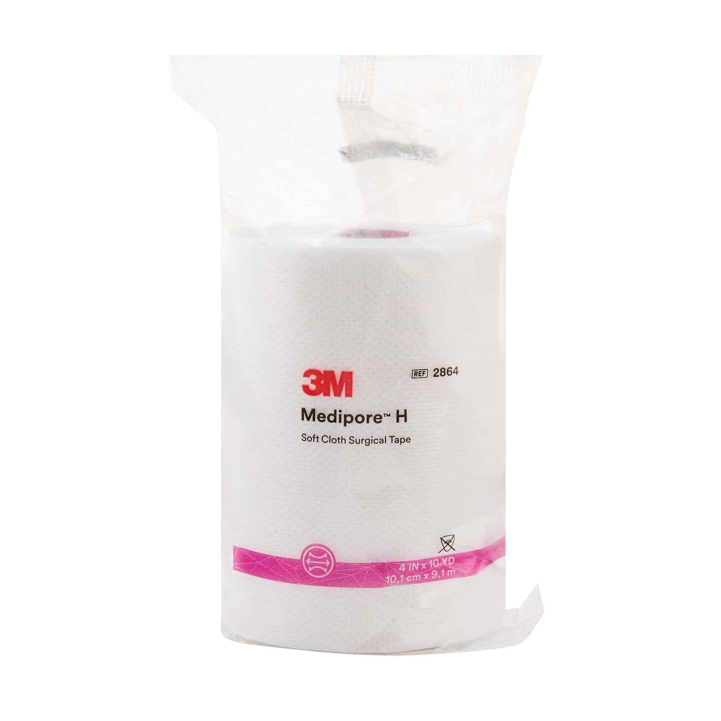 3M™ Medipore™ H Cloth Medical Tape, 4 Inch x 10 Yard, White 2864