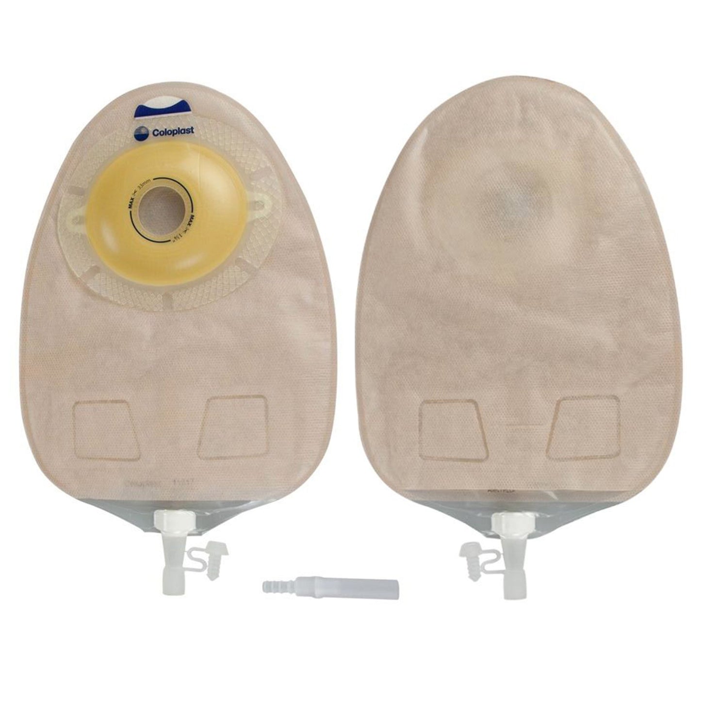 Coloplast SenSura One-Piece Drainable Opaque Urostomy Pouch, 10-3/8 Inch Length, 1 Inch Stoma 11818, Box of 10