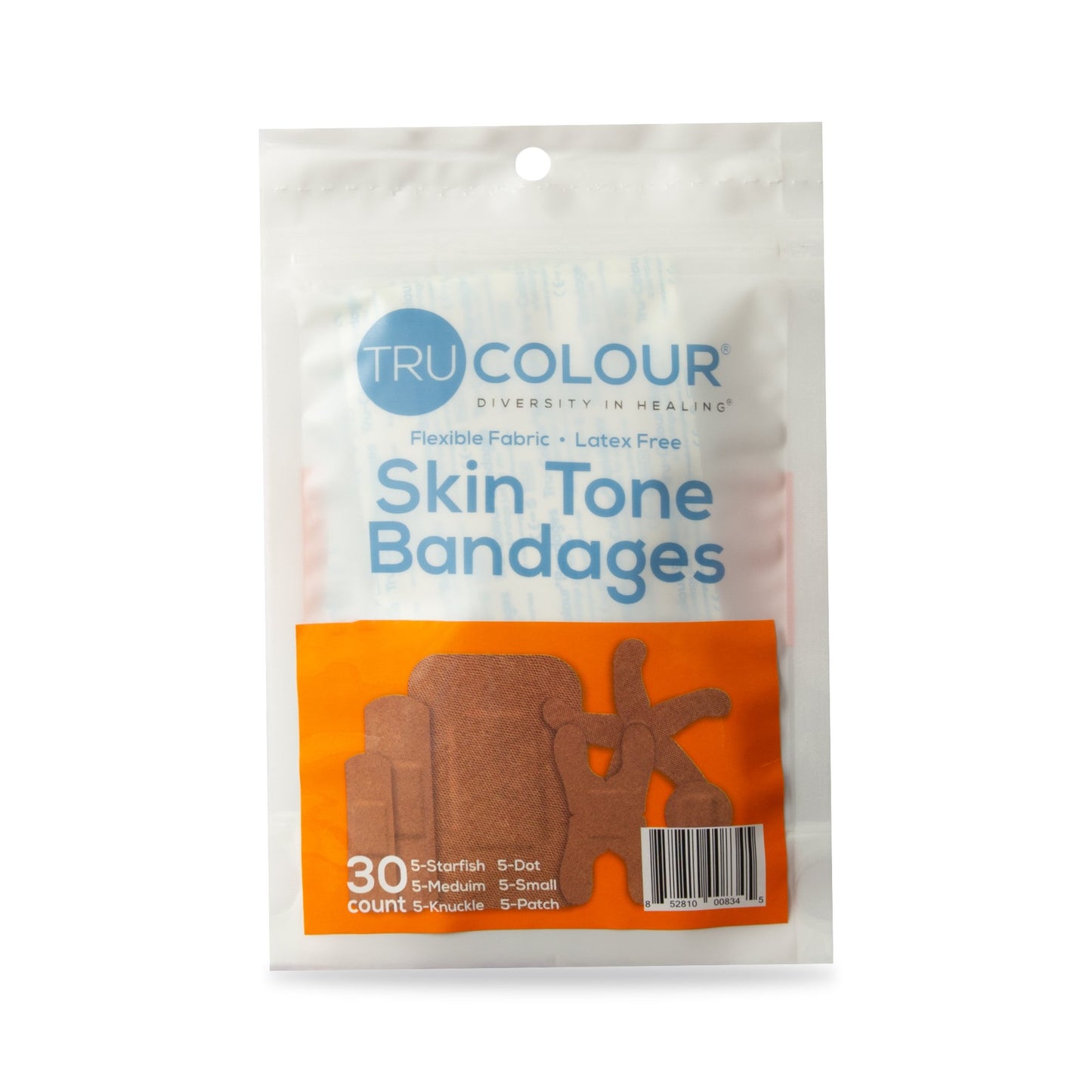 TruColour® Brown Adhesive Strips, Assorted Shapes and Sizes TCB-NASD