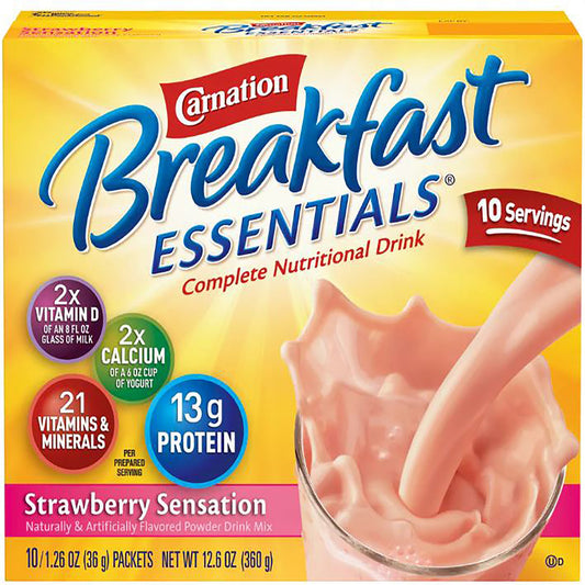 Carnation Breakfast Essentials® Strawberry Nutritional Drink 00050000486502