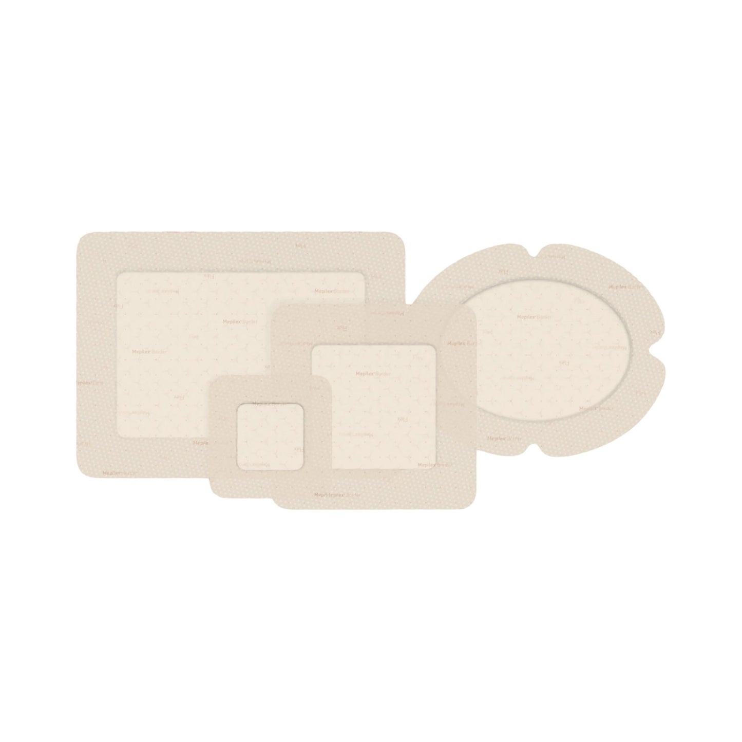 Mepilex® Border Flex Silicone Adhesive Foam Dressing, 13 x 16 Centimeter 583300