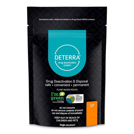 Deterra® Drug Disposal Pouch for Disposal of Pharmaceuticals, Small 7001-CASE