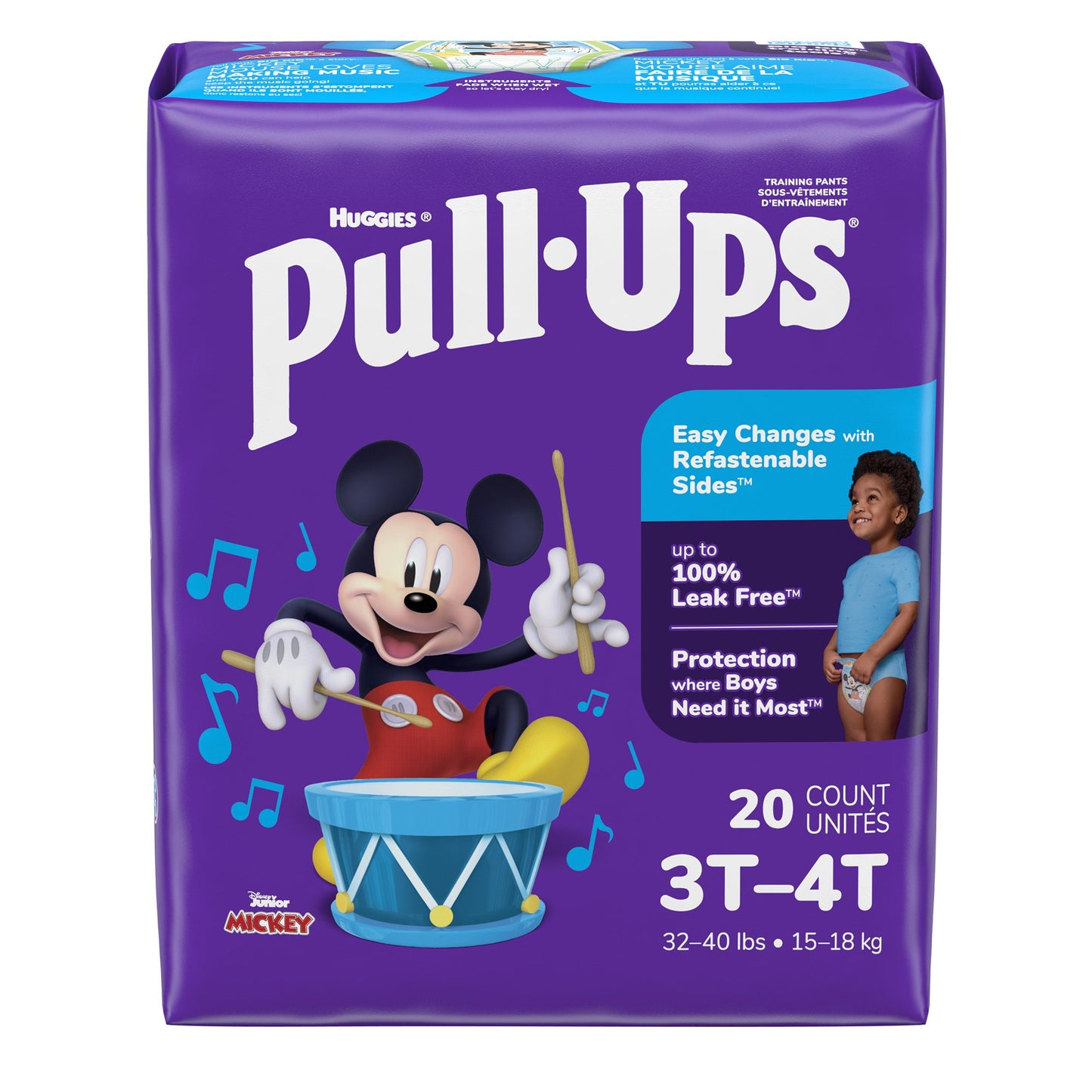 Huggies Pull-Ups® Learning Designs® for Boys Training Pants, 3T to 4T 51355